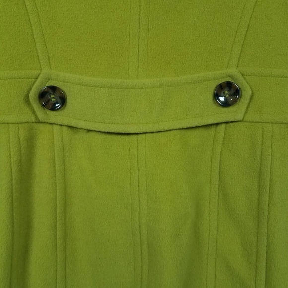 St. Johns Bay Womans Green Peacoat Chico Size Small - Picture 7 of 7